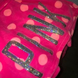 PINK Polka Dot Bathrobe